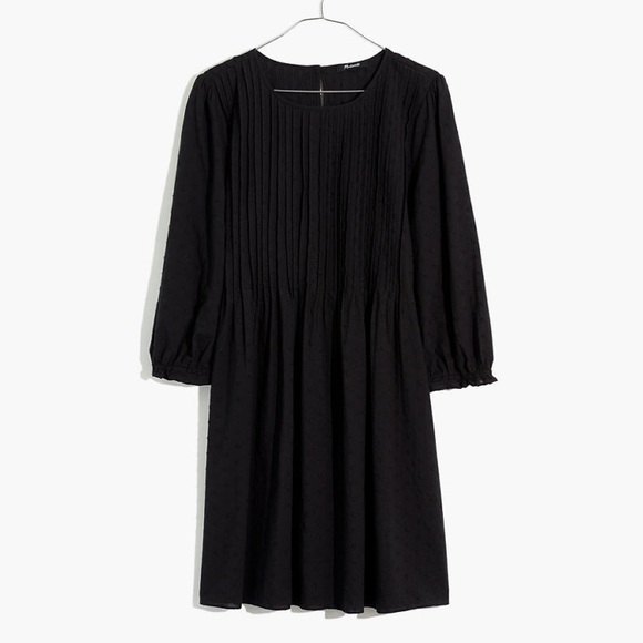 Madewell Embroidered Pintuck Mini Dress - Picture 6 of 8